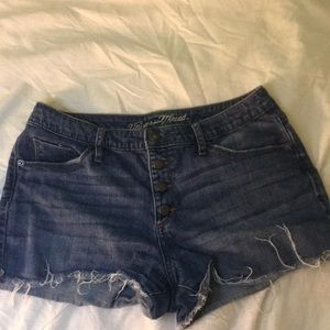 Denim shorts